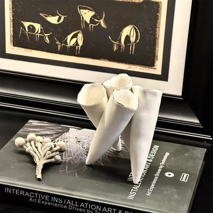 Decorative Modern Sculpted Vase