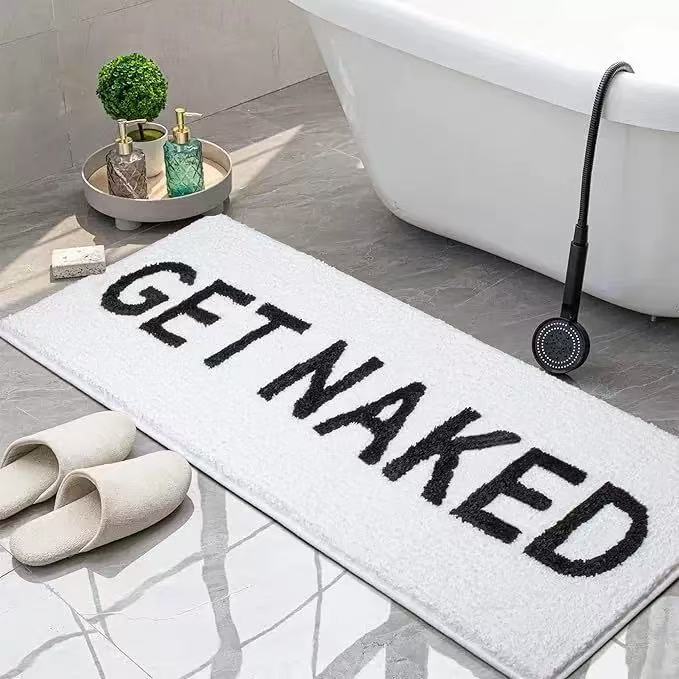 Inspirational Message Bath Mat