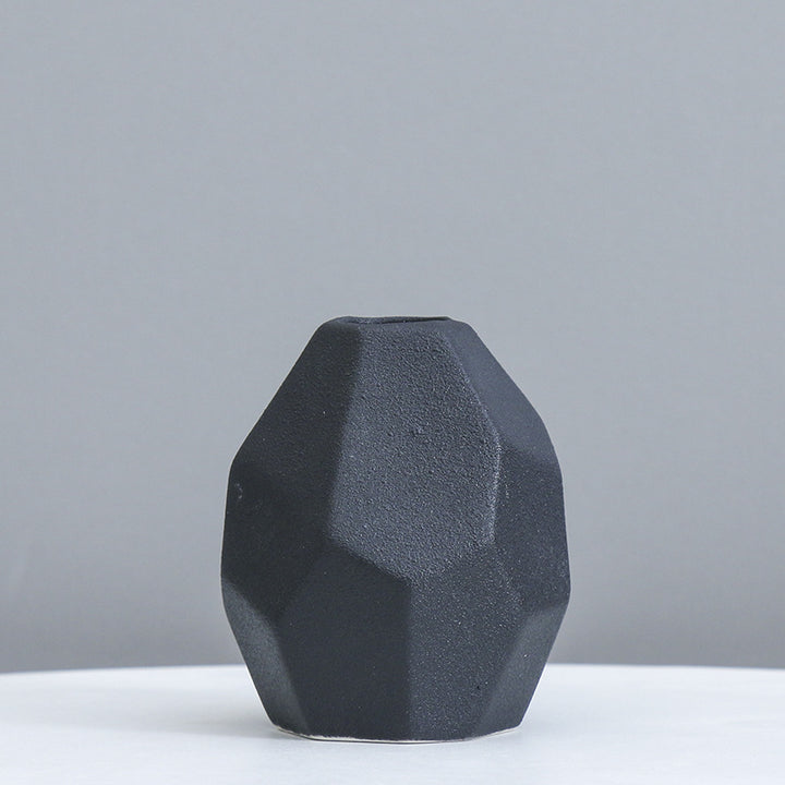Geometric Decorative Ceramic Vase Kalsten
