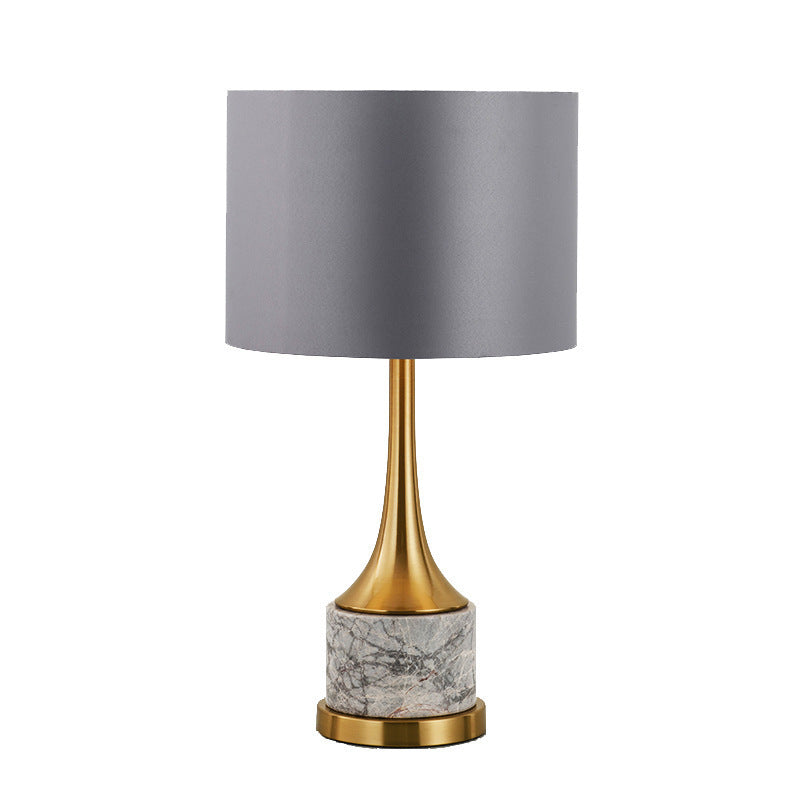 Elegant Marble and Gold Table Lamp