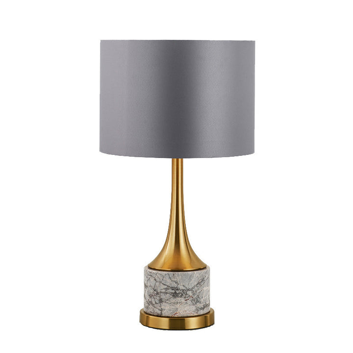 Elegant Marble and Gold Table Lamp