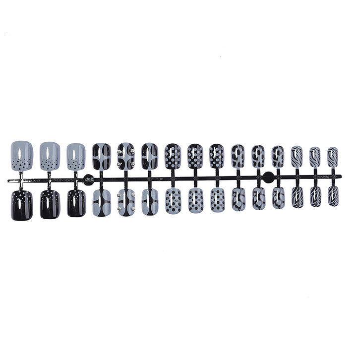 Elegant Press-On Nail Sets with Artistic Patterns Kalsten