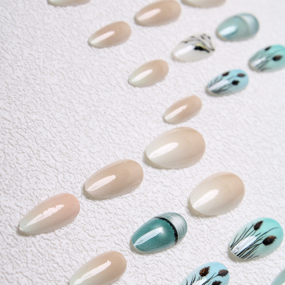 Artistic Nature-Inspired Press-On Nails Kalsten
