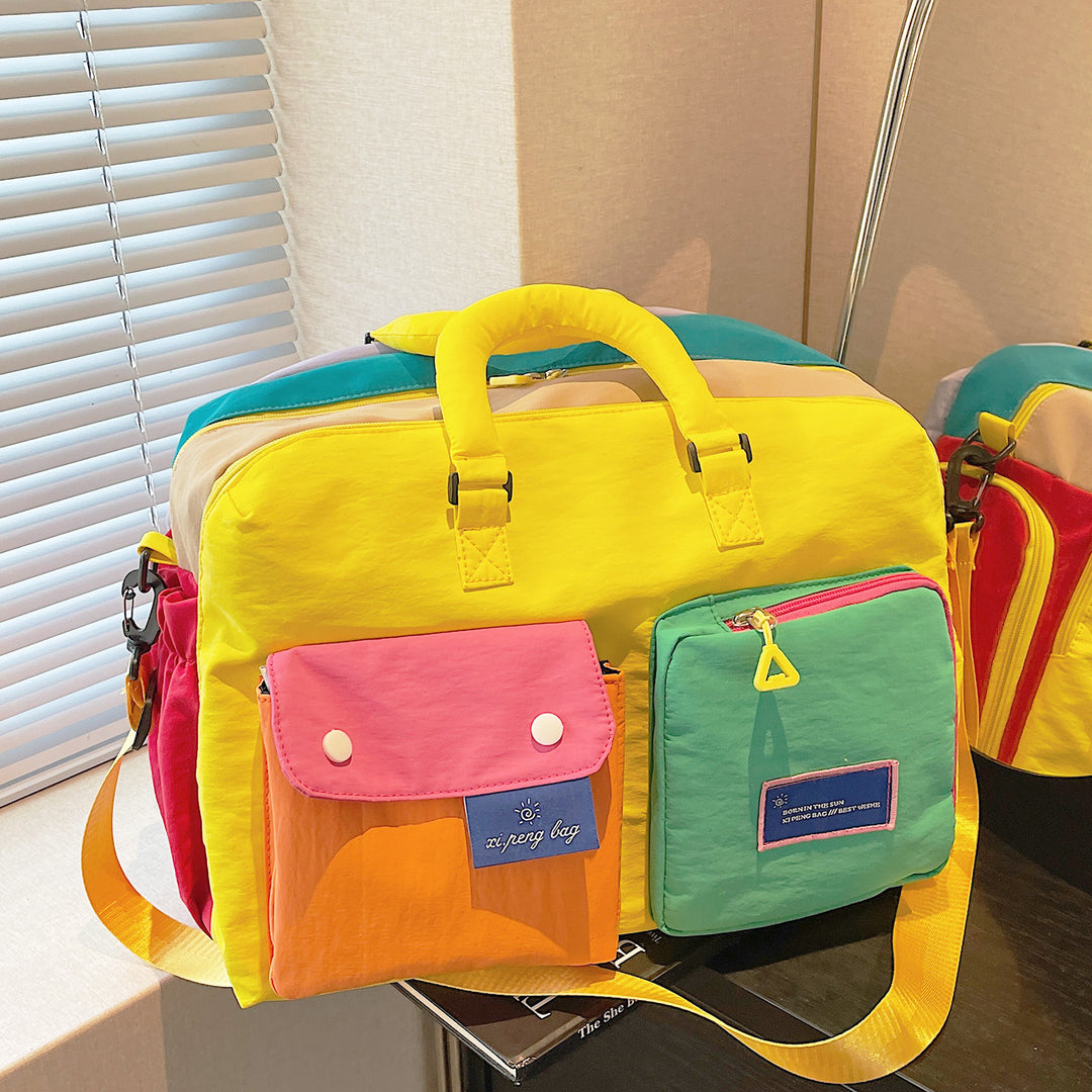 Multi-Pocket Utility Travel Duffel Bag Kalsten