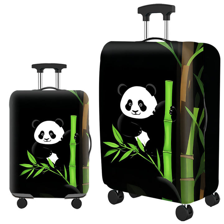 Tropical Leaf Print Hard Shell Luggage Kalsten