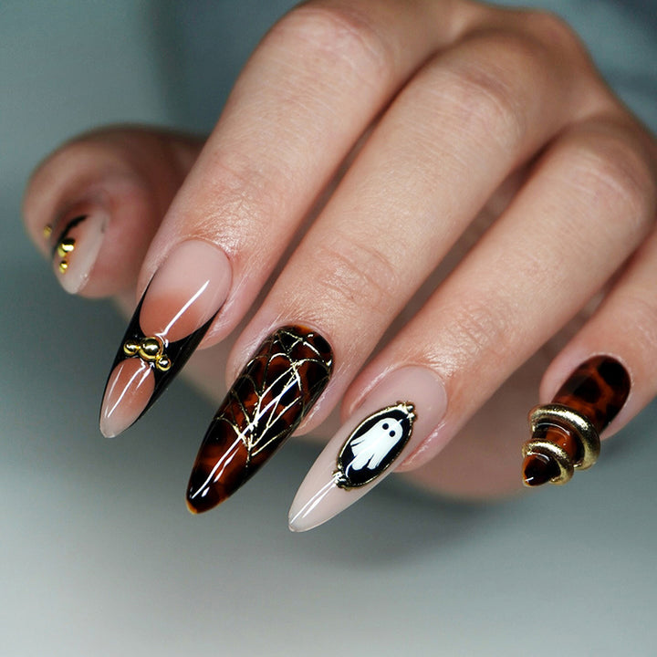 Artistic Stiletto Press-On Nail Art kalsten