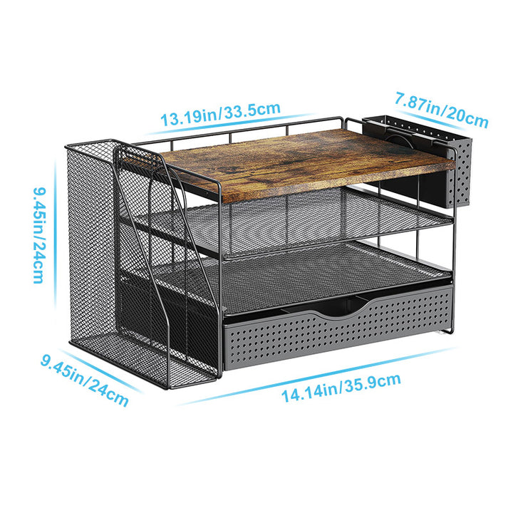 Multi-Functional Mesh Desk Organizer