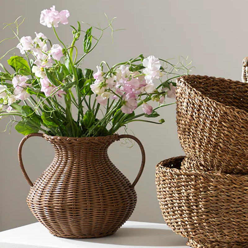 Handwoven decoration bouquet holder Kalsten
