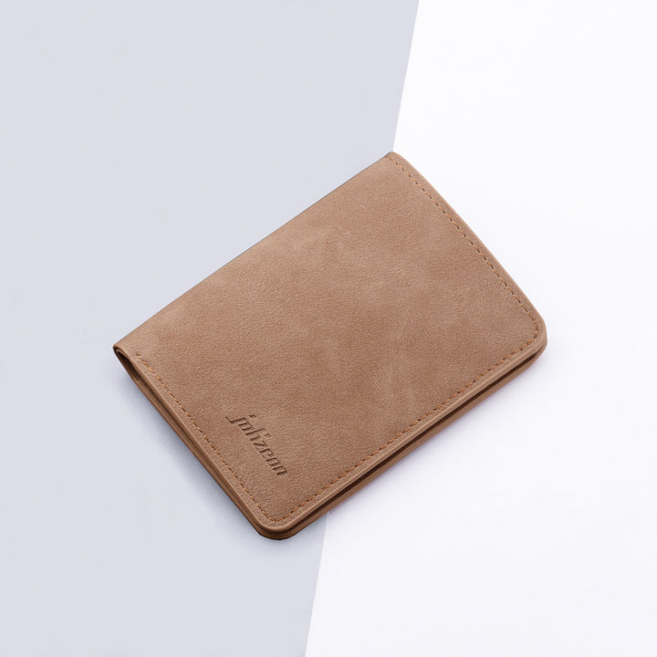 Sleek Minimalist Leather Card Holder