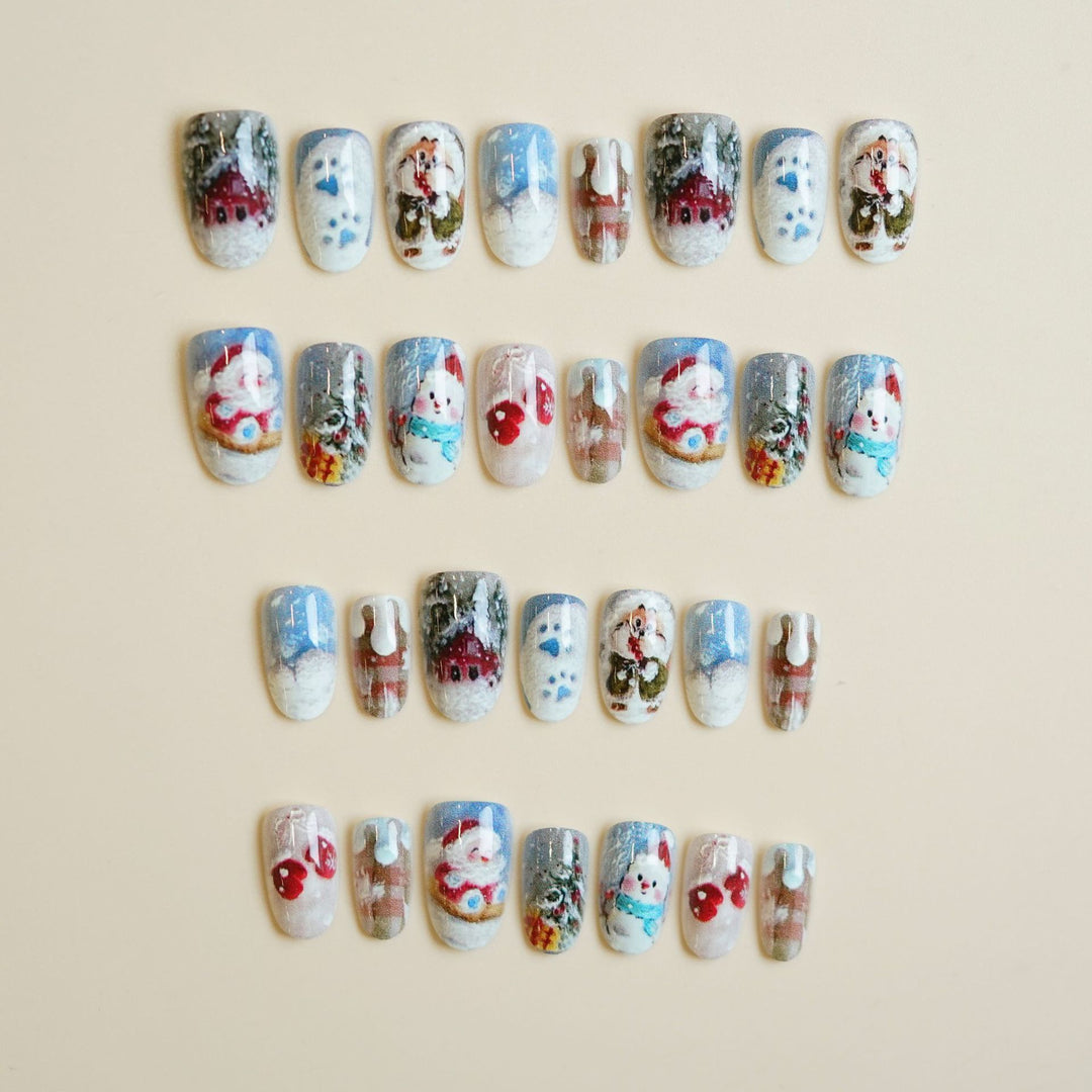 Artistic Press-On Nail Set Kalsten
