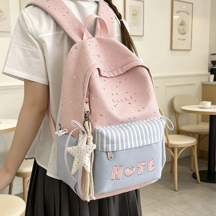 Star Print School Backpack Kalsten