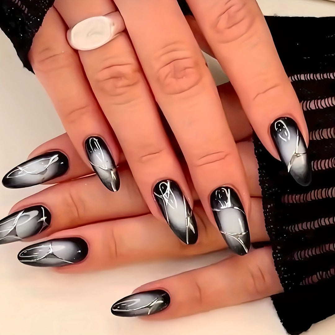 Floral Art Acrylic Nail Set Kalsten
