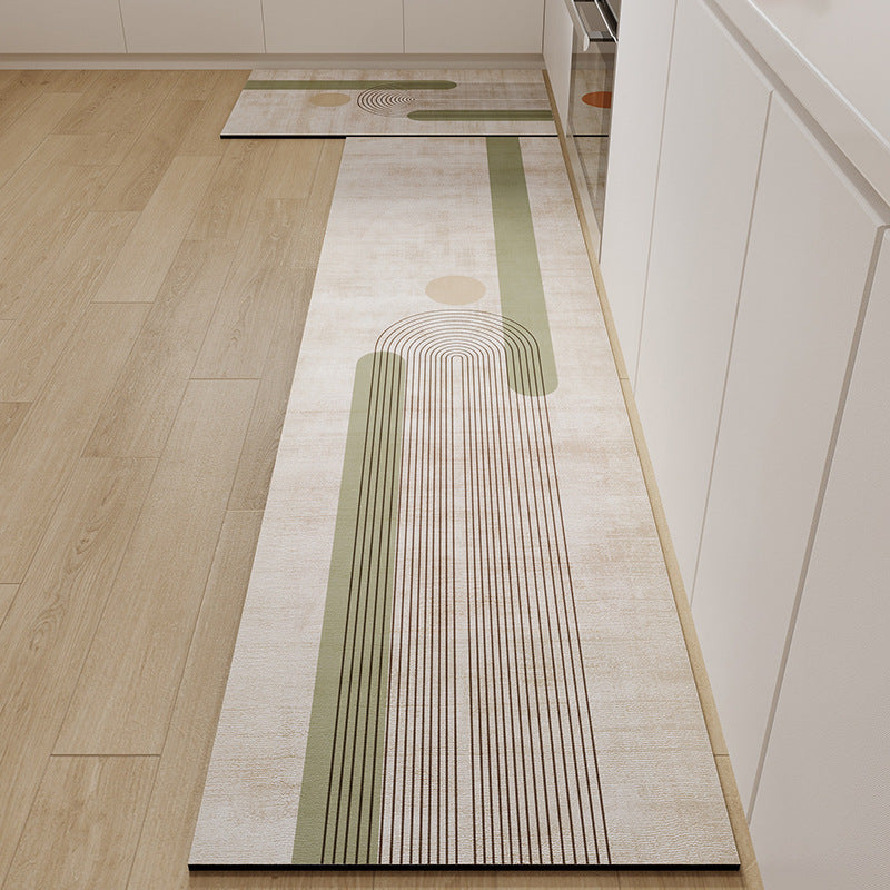 Abstract Pattern Kitchen Runner Mat