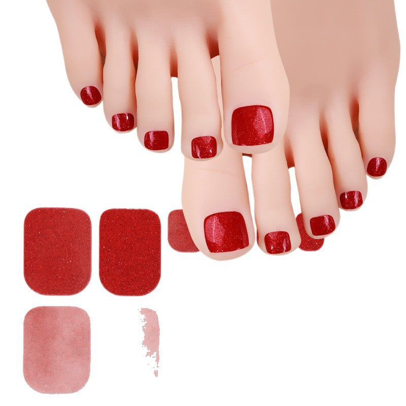 Glittery Toe Nail Wraps  1790954463