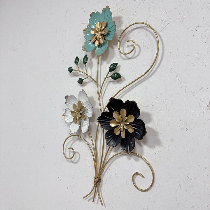 3D Floral Metal Wall Art Kalsten