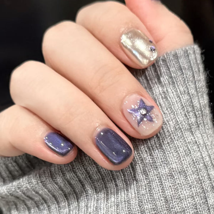 Glamorous Artistic Press-On Nail Set Kalsten