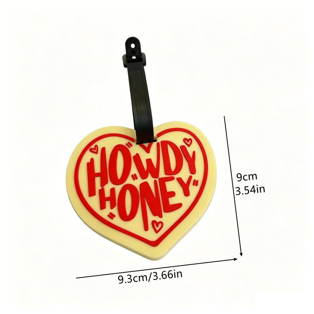 Heart-Shaped Travel Luggage Tag Kalsten