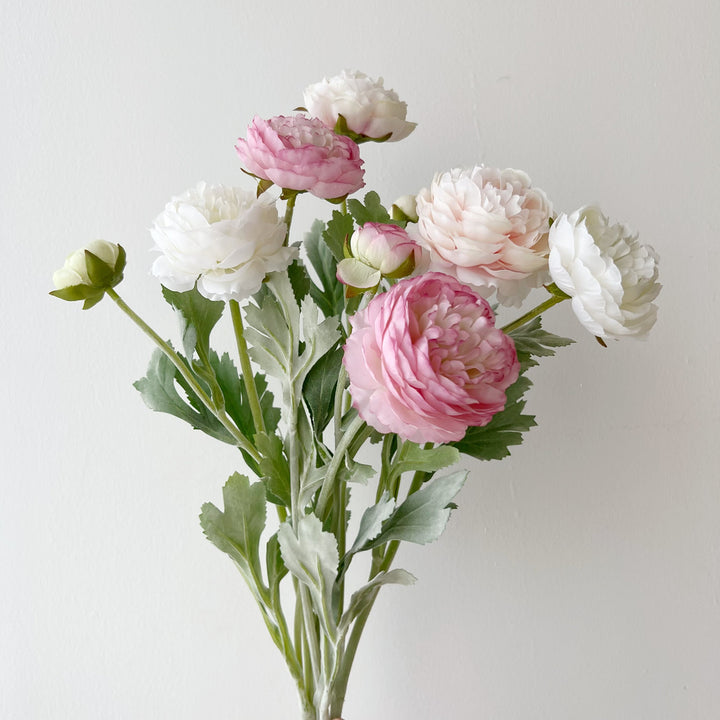Realistic Faux Ranunculus Stem