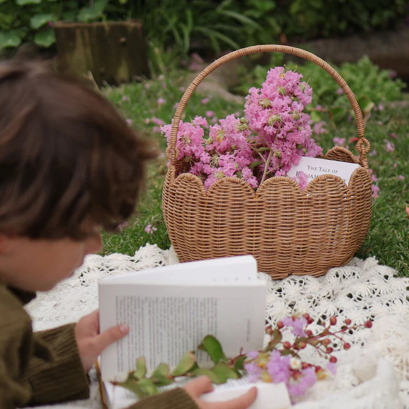 Handmade storage basket for dolls Kalsten
