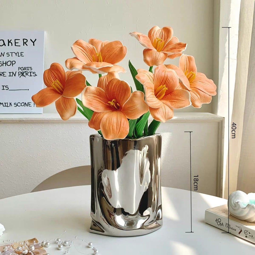 Lifelike Decorative Flower Arrangement