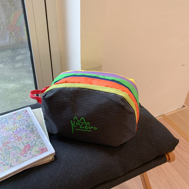 Multi-Zipper Cosmetic Bag Kalsten