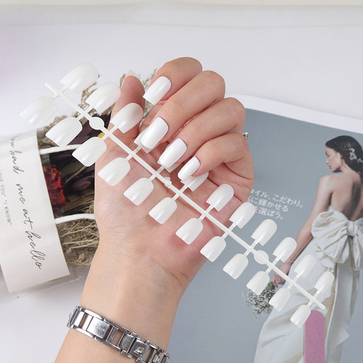 Natural Glossy Press-On Nail Tips Kalsten
