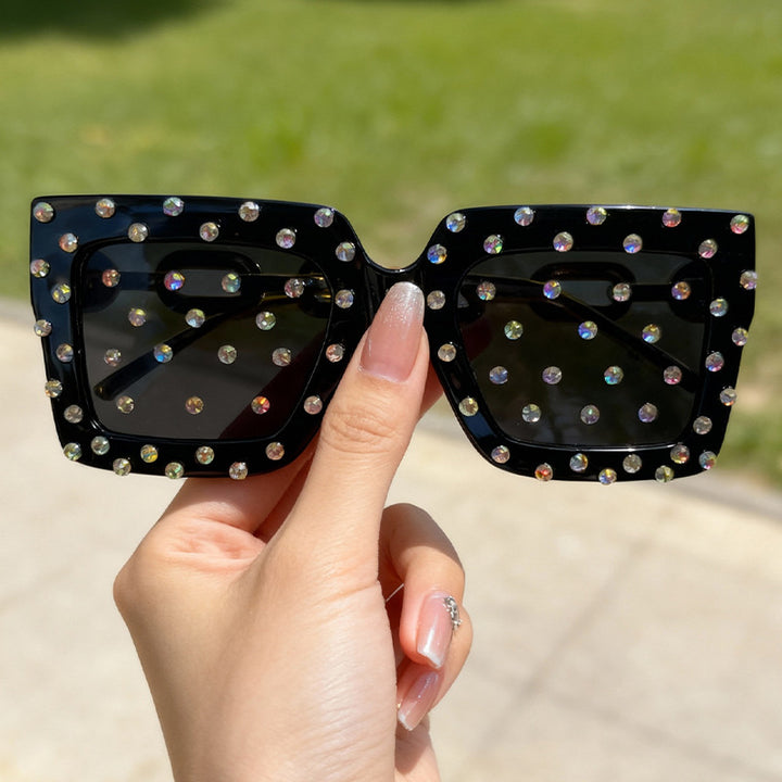 Decorative Pearl-Embellished Cat Eye Sunglasses Kalsten