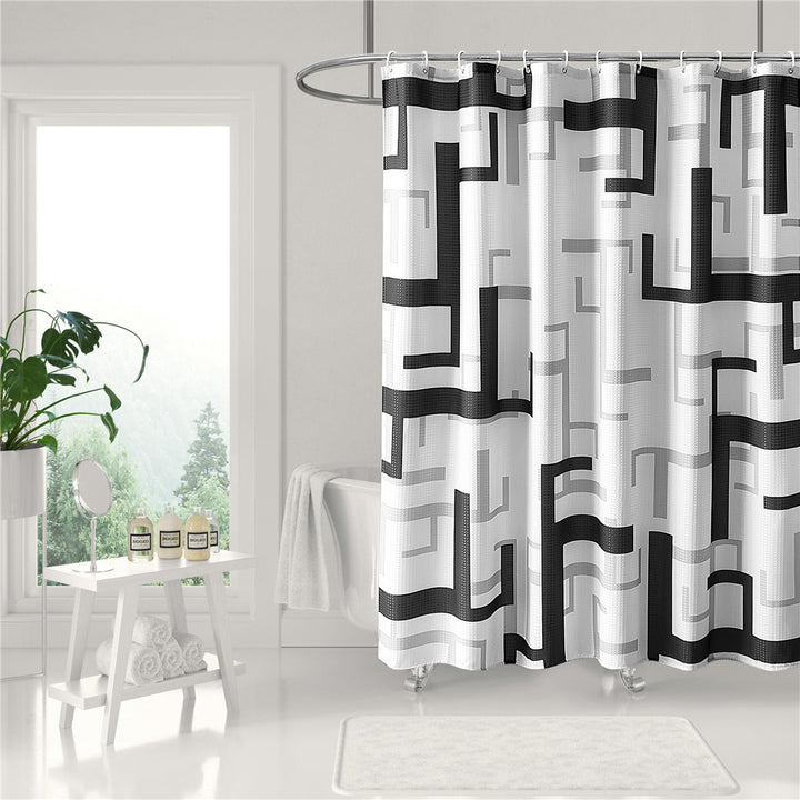 Modern Geometric Shower Curtain Kalsten