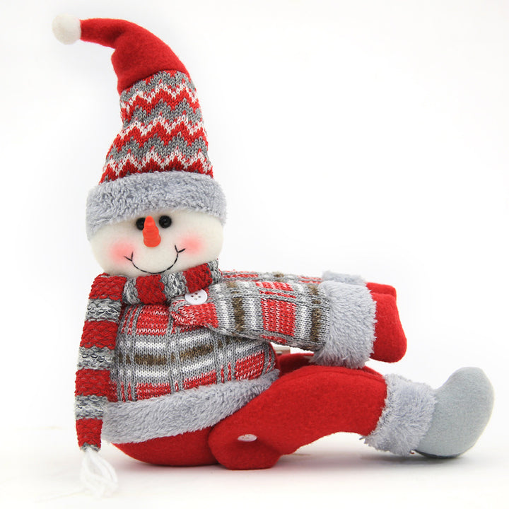 Plush Christmas Reindeer Figurine