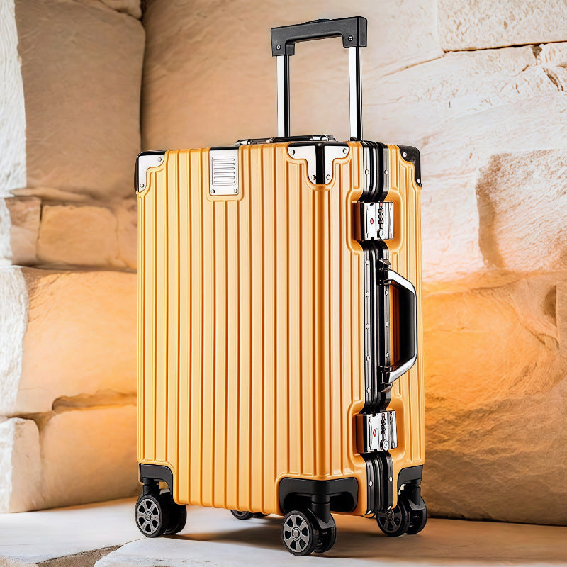 Hard Shell Trolley With Double Safety Lock And Silent 360-Degree Wheels Kalsten
