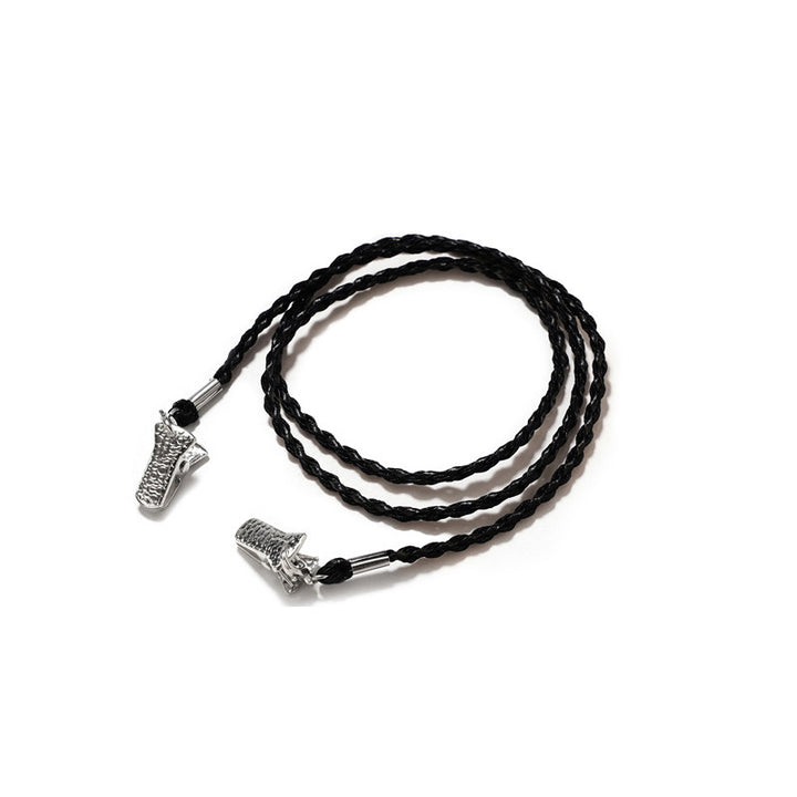 Braided Faux Leather Eyewear Holder Kalsten