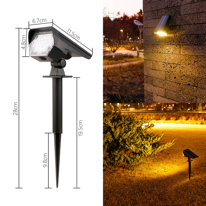 Adjustable Solar LED Landscape Spotlight Stake Kalsten