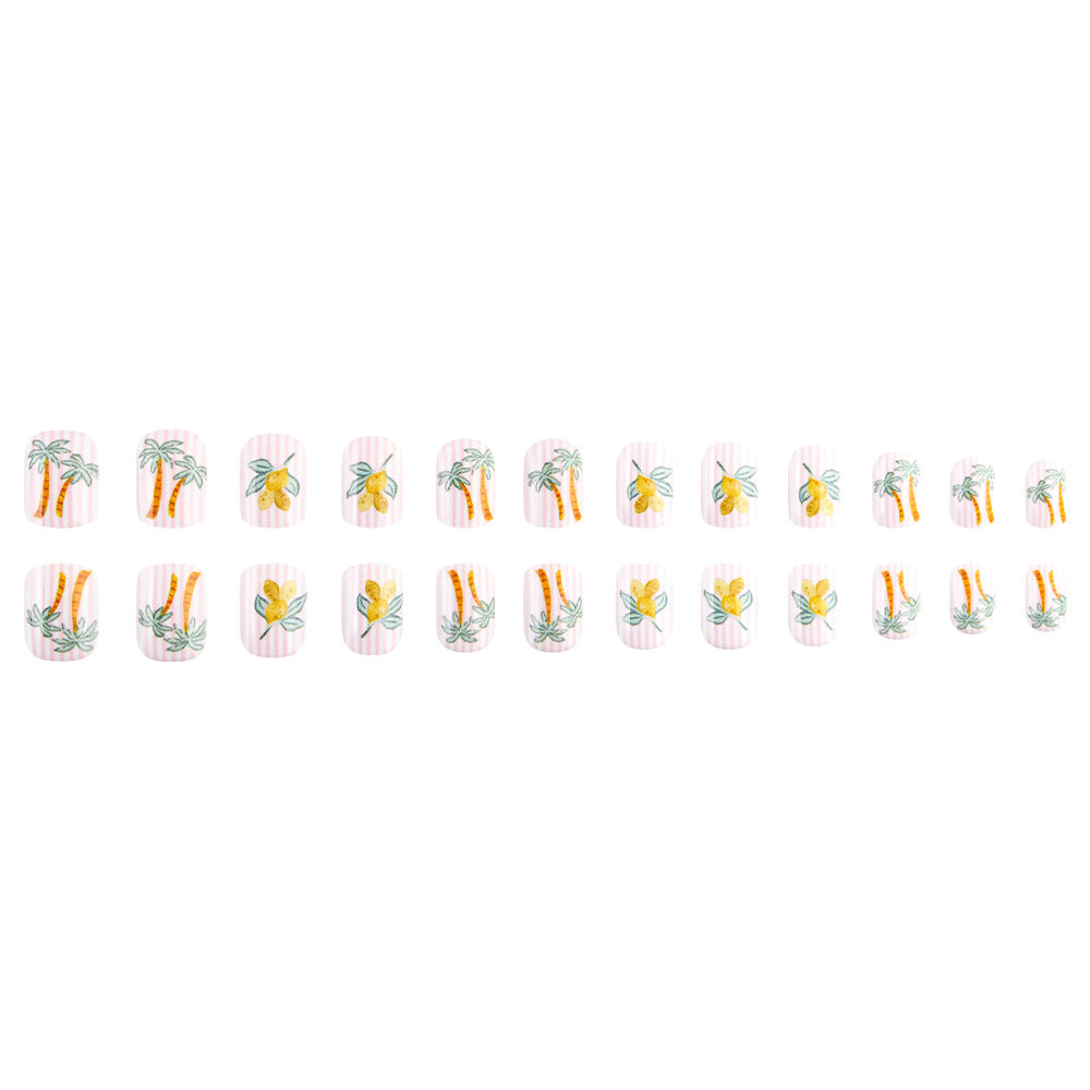 Tropical Fruit-Themed Nail Art Kalsten