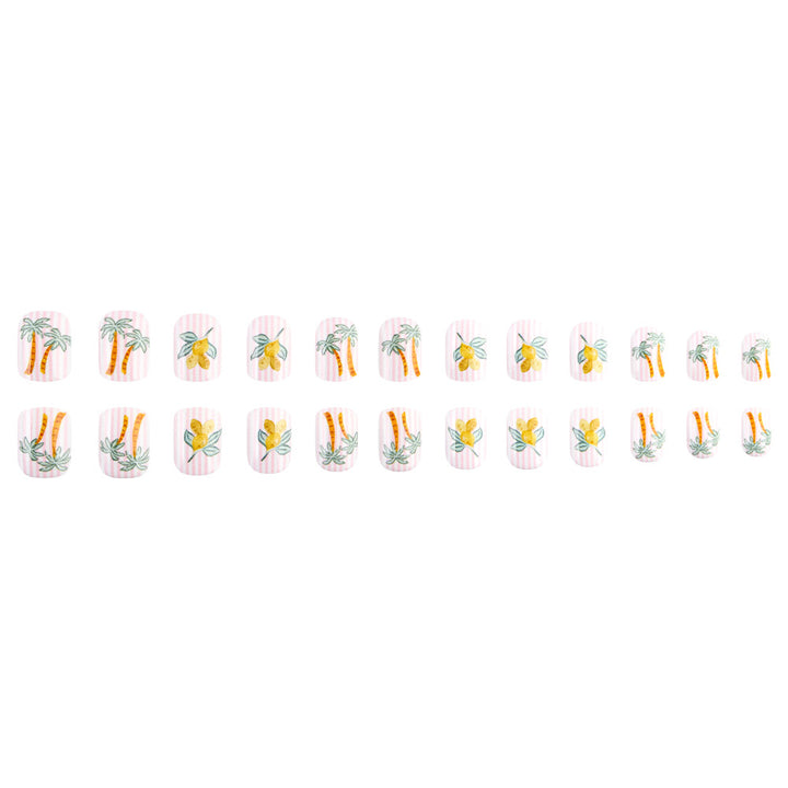 Tropical Fruit-Themed Nail Art Kalsten