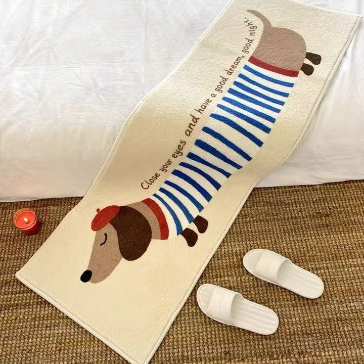 Whimsical Dog-Themed Area Rug