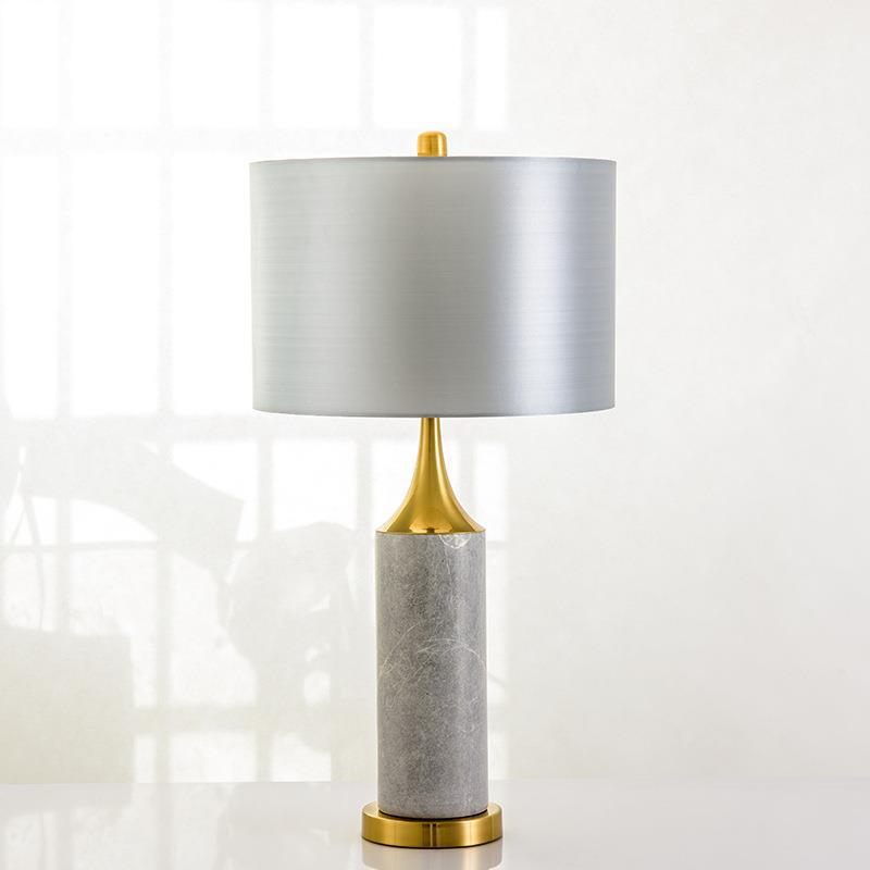 Chic Marble Accent Table Lamp