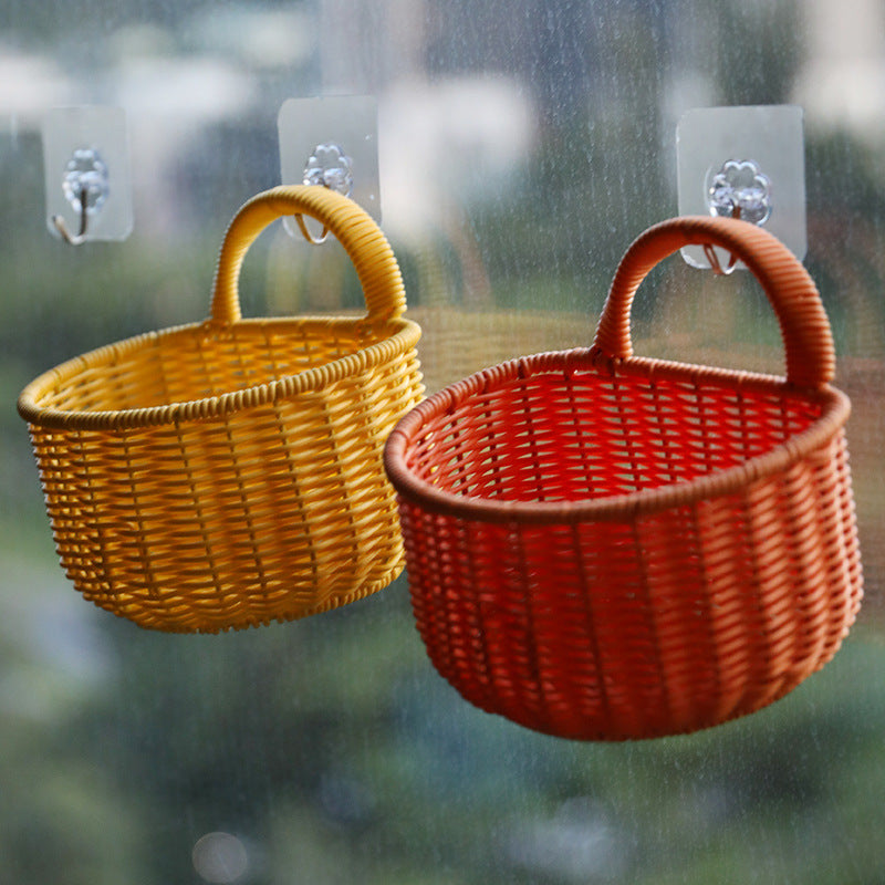 Chic Woven Storage Basket with Ergonomic Handle Kalsten