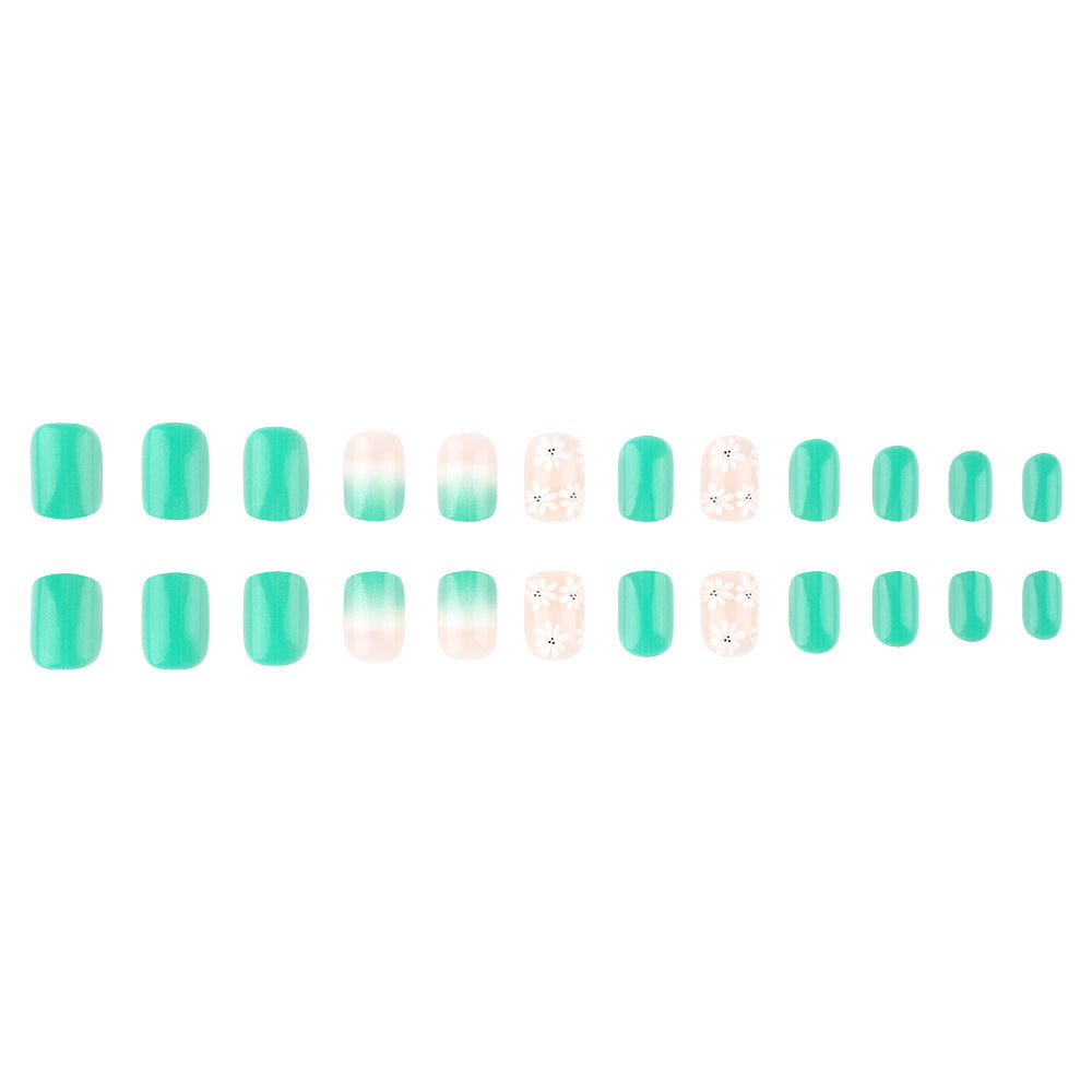 Floral Elegant Press-On Nail Art Set Kalsten