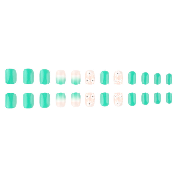 Floral Elegant Press-On Nail Art Set Kalsten