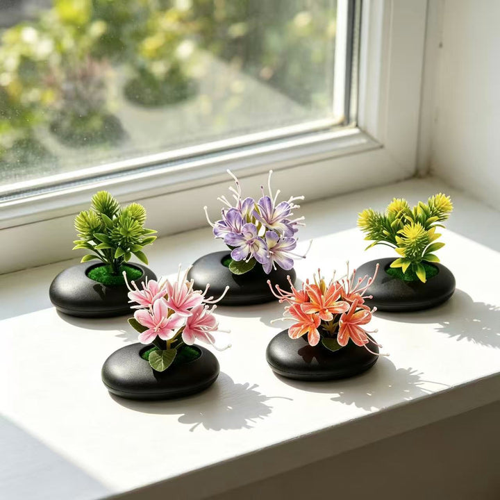 Decorative Floral Sculpture for Indoor Home Display
