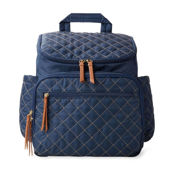Multi-Functional Quilted Diaper Bag Backpack Kalsten