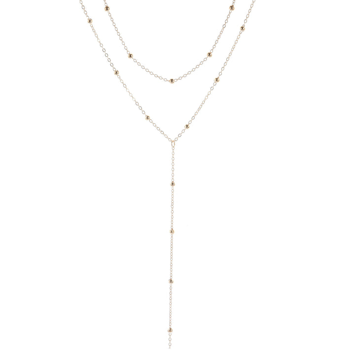 Multi-Layered Lariat Necklace Kalsten