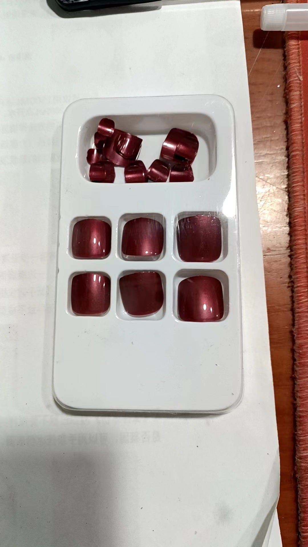 Premium Glossy Press-On Nail Set Kalsten