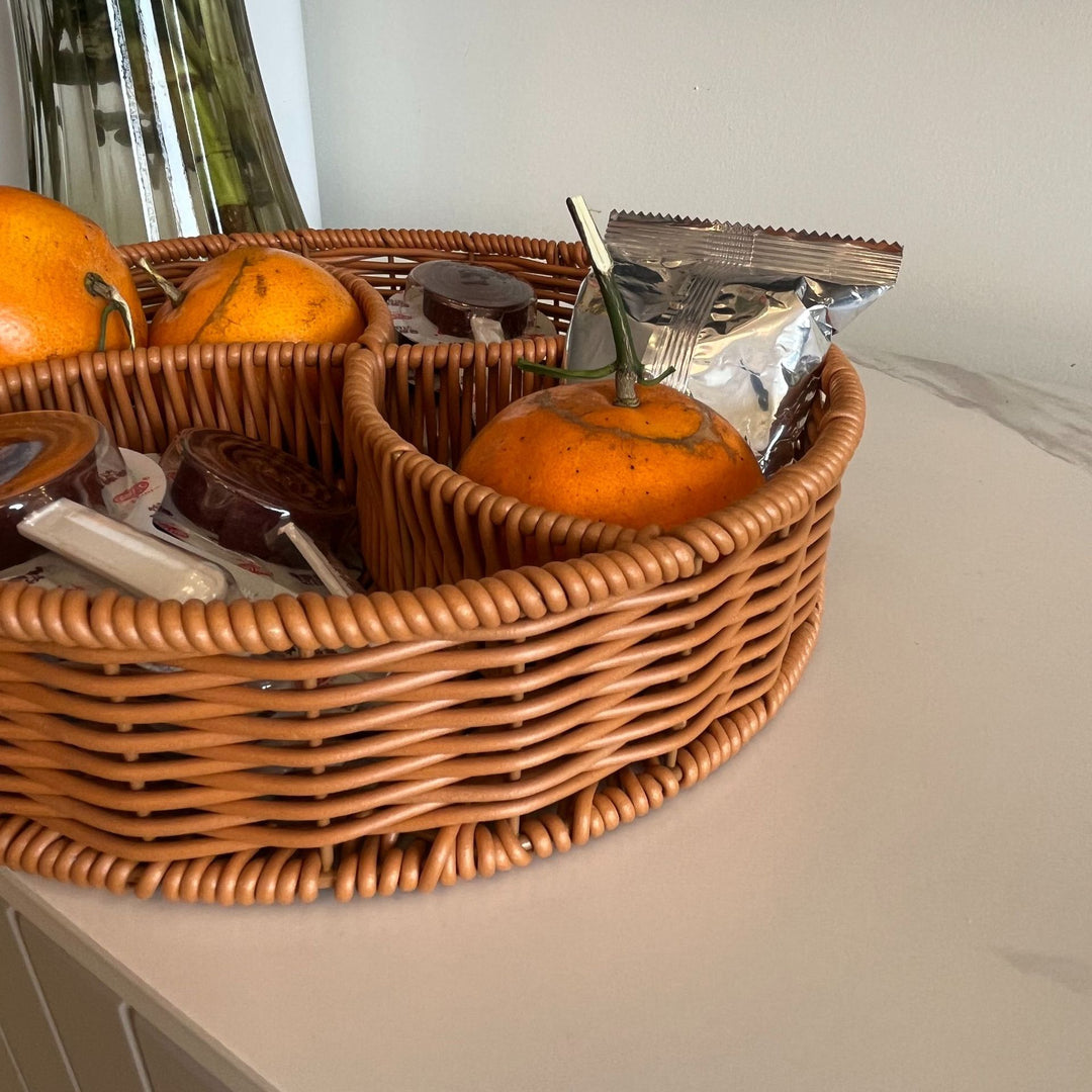 Round Woven Organizer Basket Kalsten
