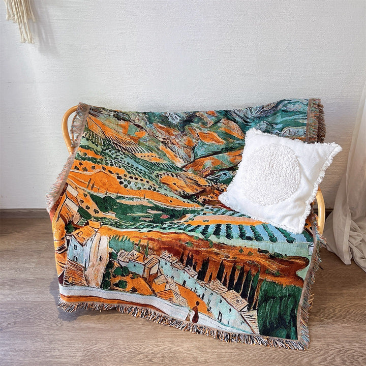 Artistic Tapestry Throw Blanket
