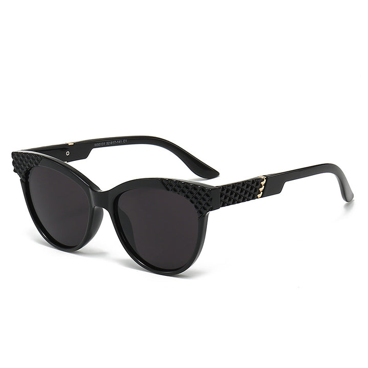 Women's Cat-Eye Sunglasses with Structured Frame and UV Protection Kalsten