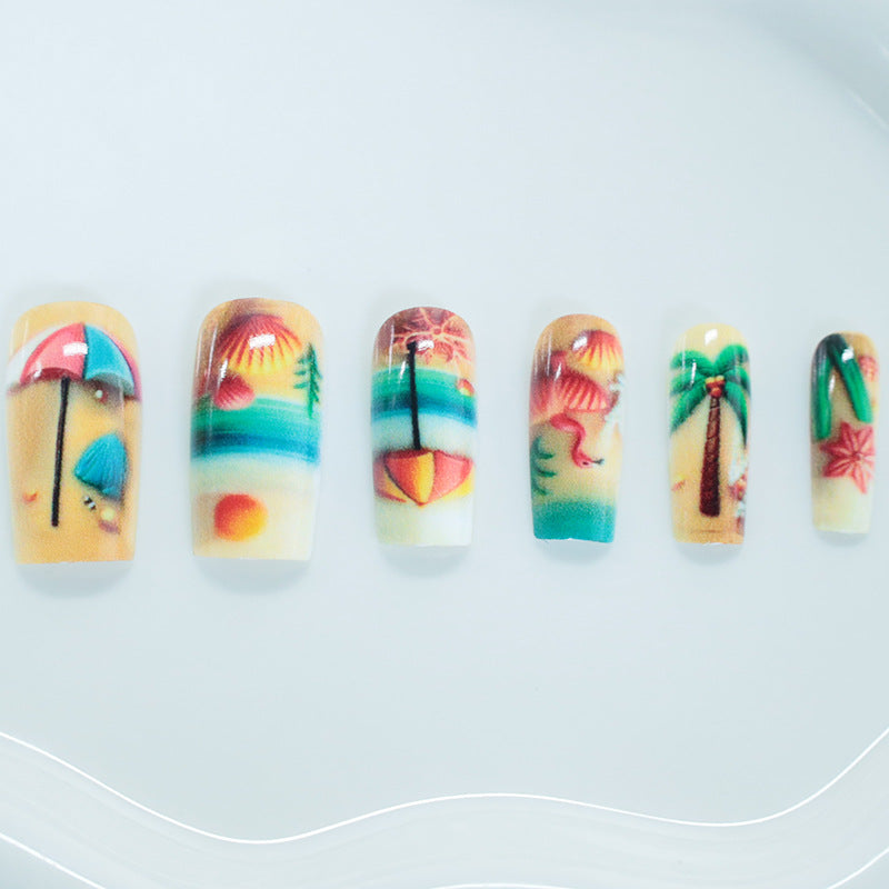 Coastal Paradise Nail Art Kalsten