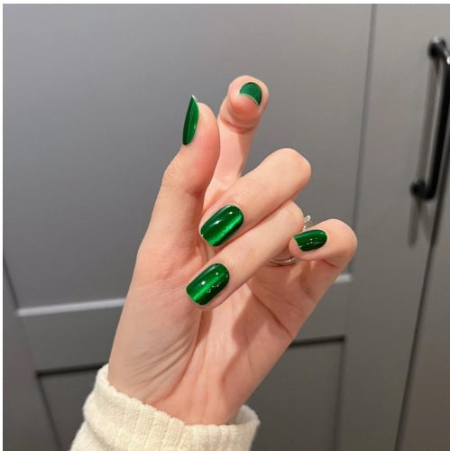 Glossy Press-On Nail Set with Elegant Design Kalsten