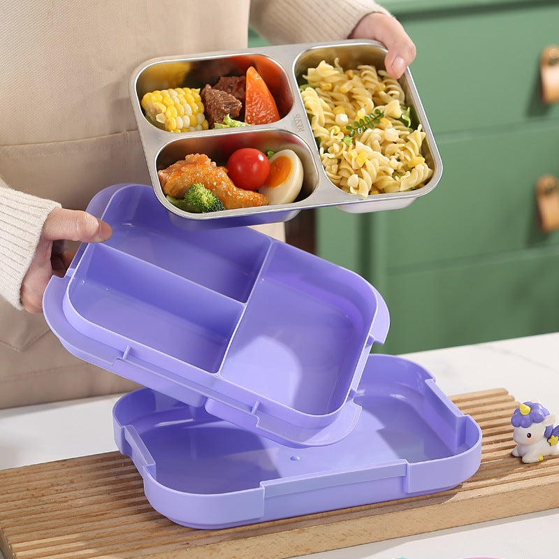 Sport-Themed Multi-Compartment Bento Lunch Box