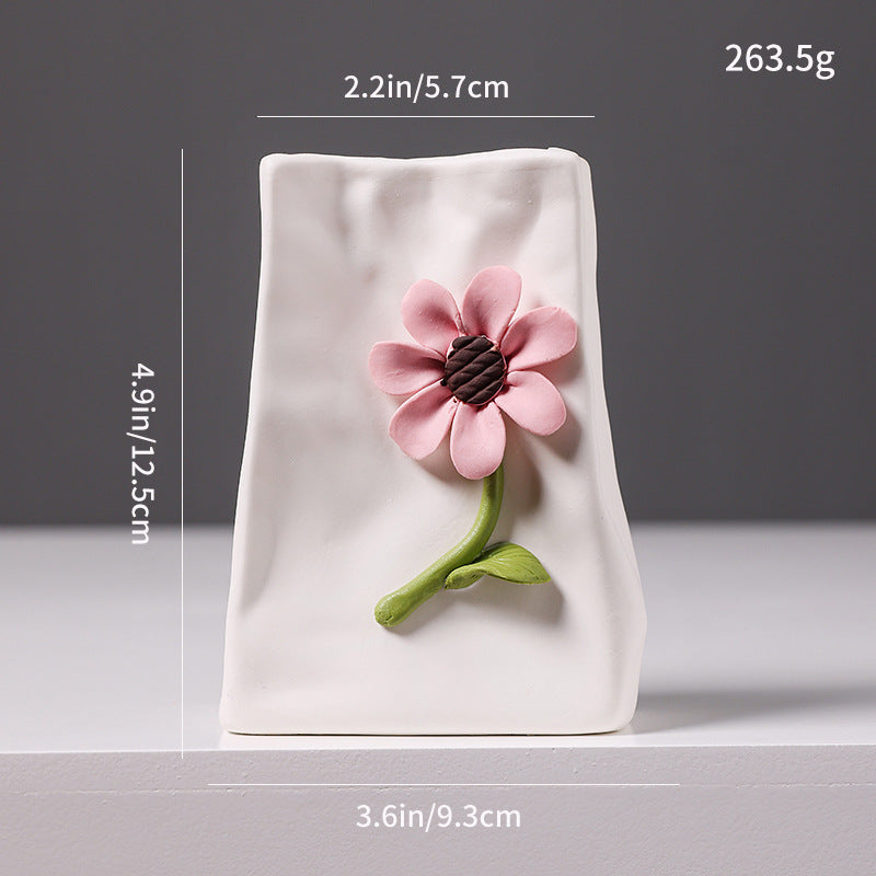 Decorative Floral Pitcher Ornament